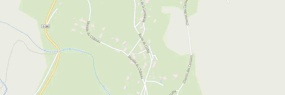 Plan du 608 Rte de Clafey à Sainte-Agnès