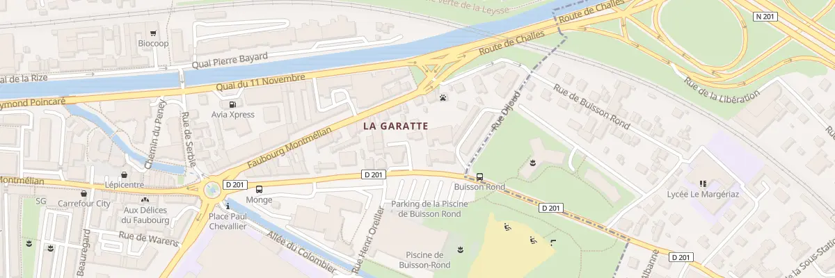 Plan du 243 Rue Sainte-Rose à Chambéry
