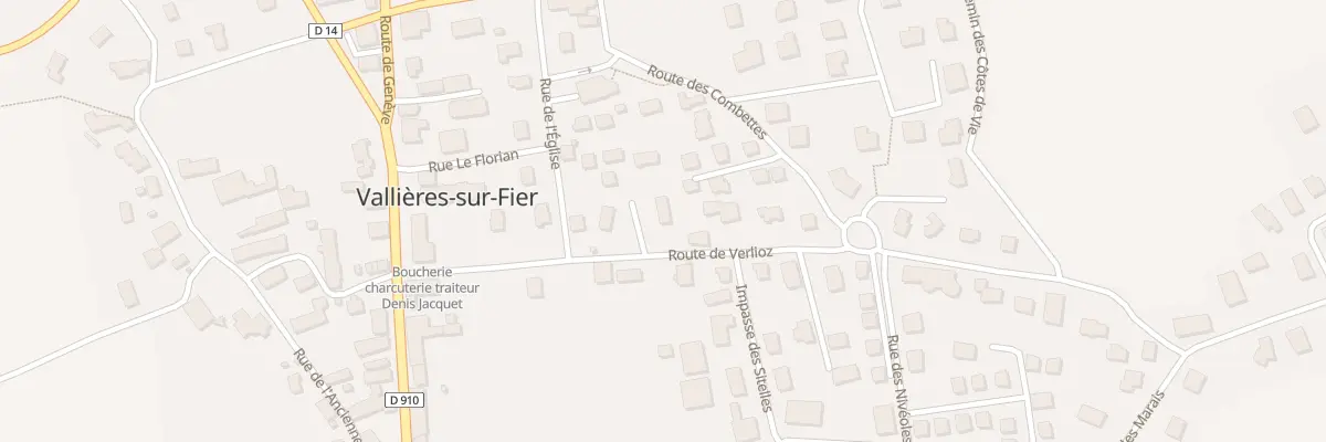 Plan du 157 Rte de Verlioz à Vallières-sur-Fier