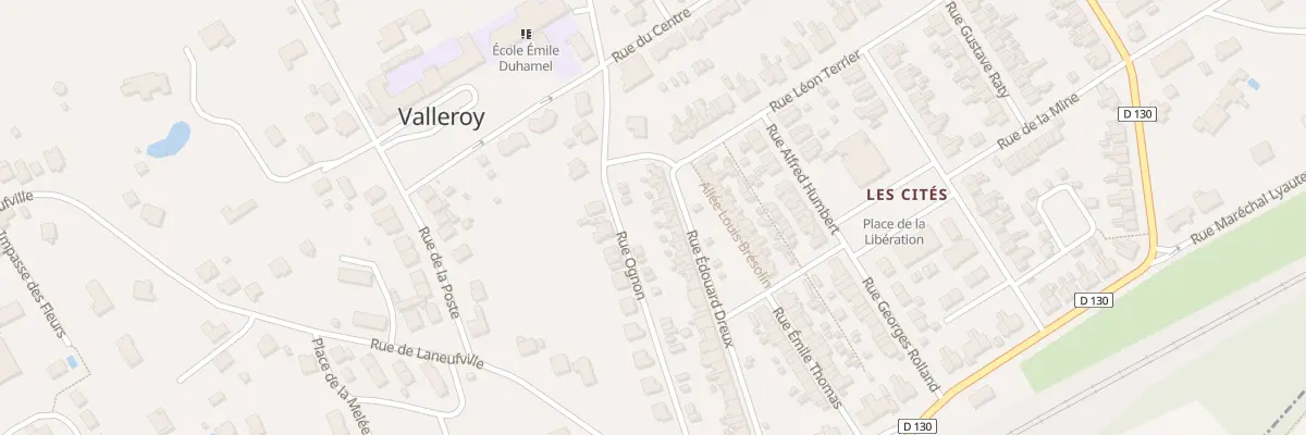 Plan du 61 Rue Edouard Dreux à Valleroy