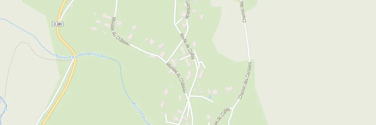 Plan du 656 Rte de Clafey à Sainte-Agnès
