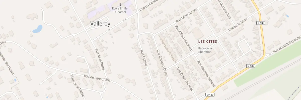 Plan du 57 Rue Edouard Dreux à Valleroy