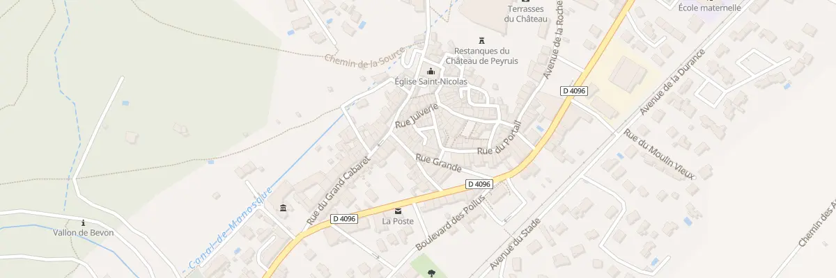 Plan du 70 Rue du Poète Henri Bérard à Peyruis