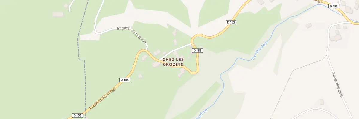 Plan du 1240 Rte de Massingy à Bloye
