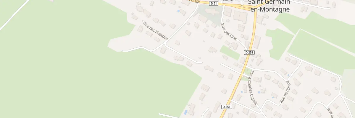 Plan du 2 Imp du Petit Bois à Saint-Germain-en-Montagne