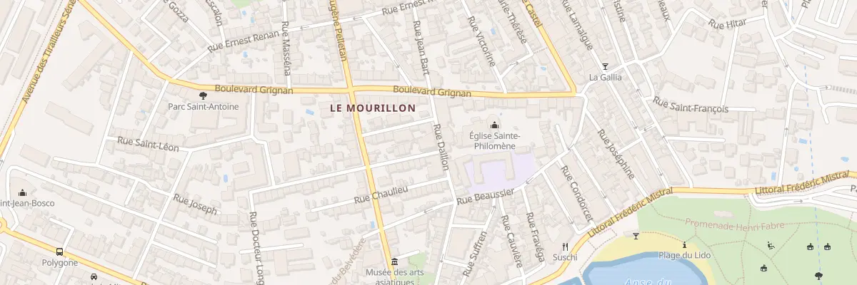 Plan du 3 Rue Daillon à Toulon