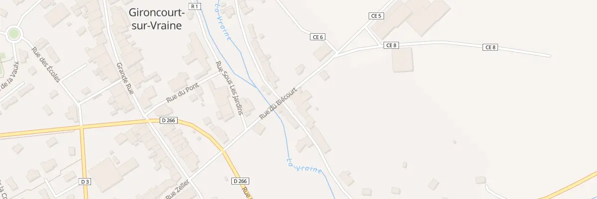 Plan du 27 Rue De L Eau à Gironcourt-sur-Vraine