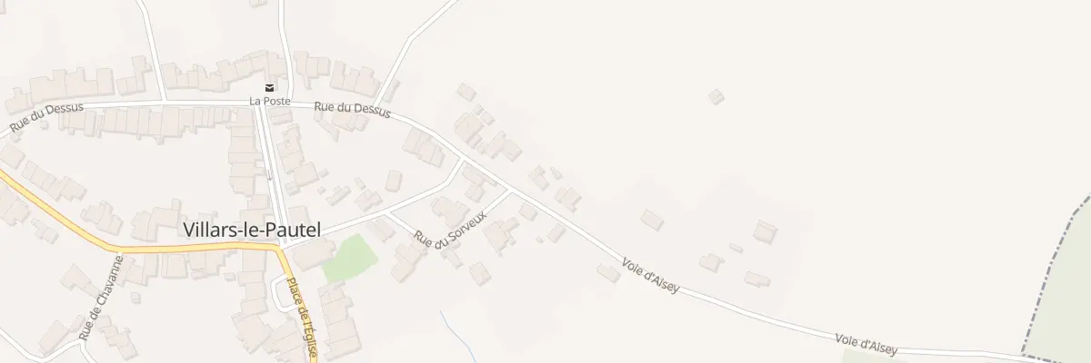 Plan du 8 Voie d’Aisey à Villars-le-Pautel