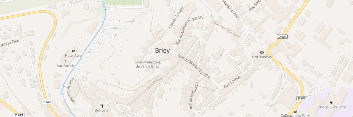 Plan du 6 Rue Mal Joffre à Val de Briey