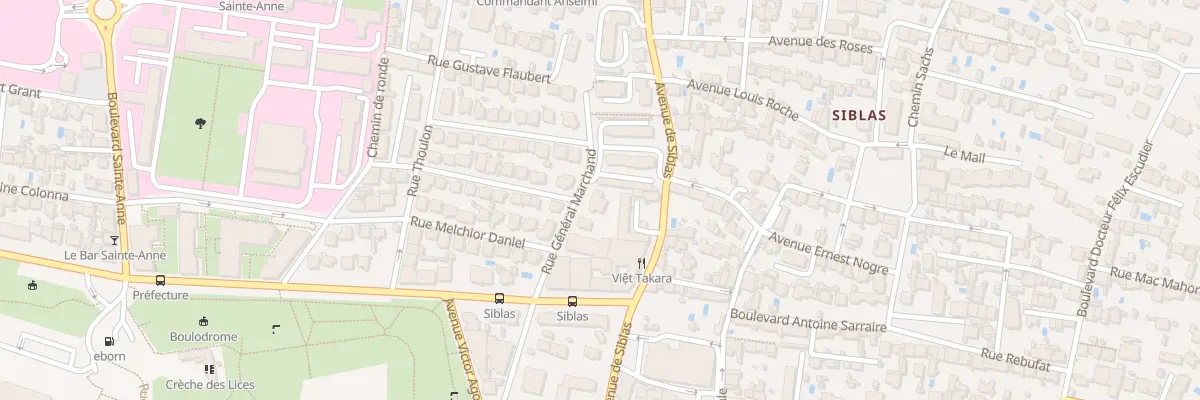Plan du 94 Rue General Marchand à Toulon