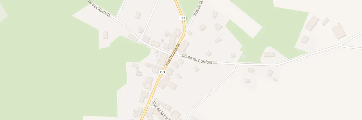 Plan du 2 Rte du Cordonnet à Bonnevent-Velloreille