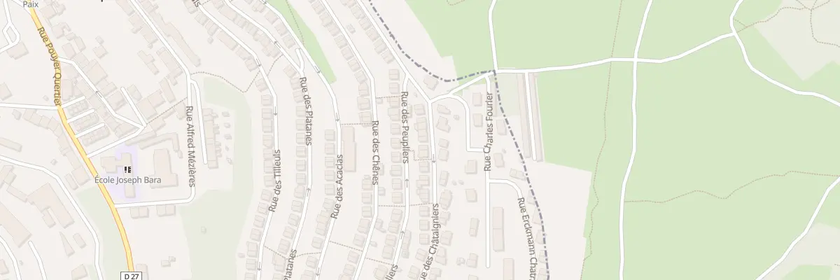 Plan du 45 Rue des Châtaigniers à Villerupt
