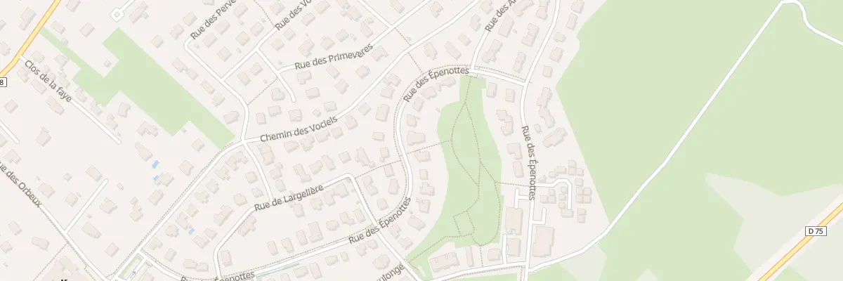 Plan du 23 Rue des Epenottes à Serre-les-Sapins