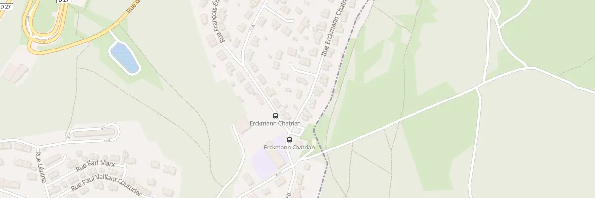 Plan du 13 Rue Erckmann Chatrian à Villerupt
