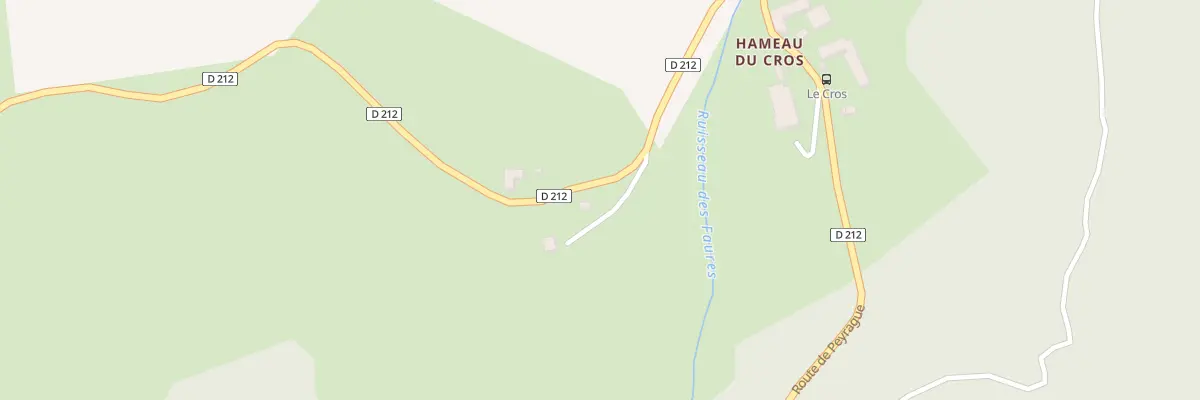 Plan du 612 Rte de Peyrague aux Côtes-de-Corps