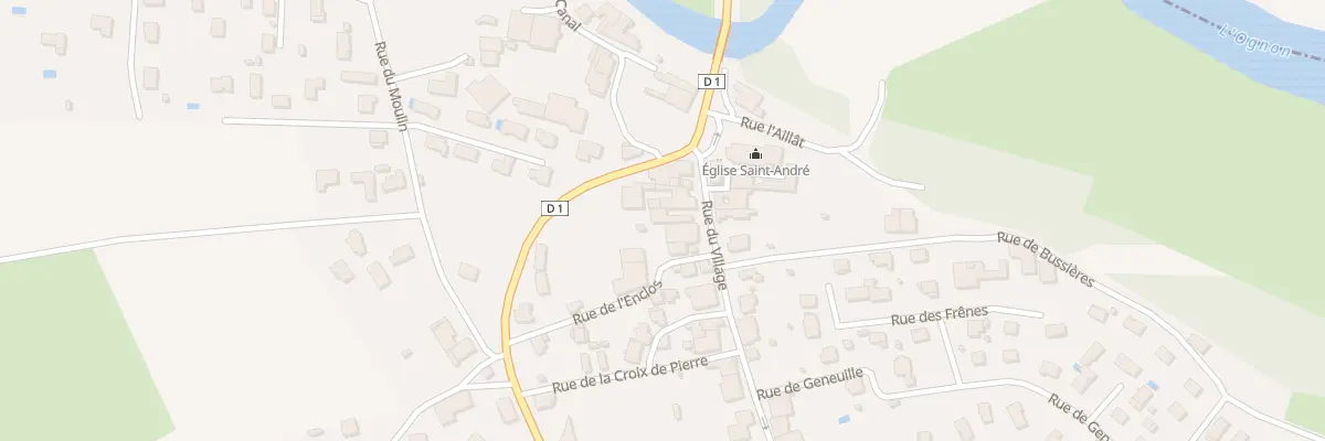 Plan du 4 Rue du Village à Cussey-sur-l’Ognon