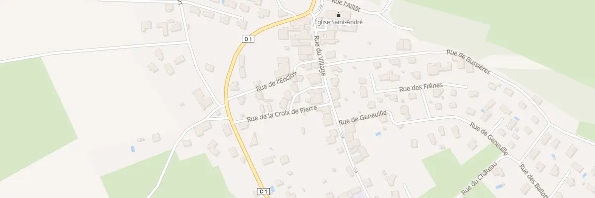 Plan du 5077 Rue de la Forge à Cussey-sur-l’Ognon