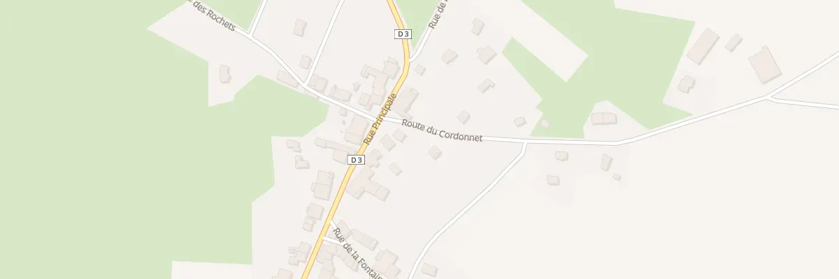 Plan du 4 Rte du Cordonnet à Bonnevent-Velloreille