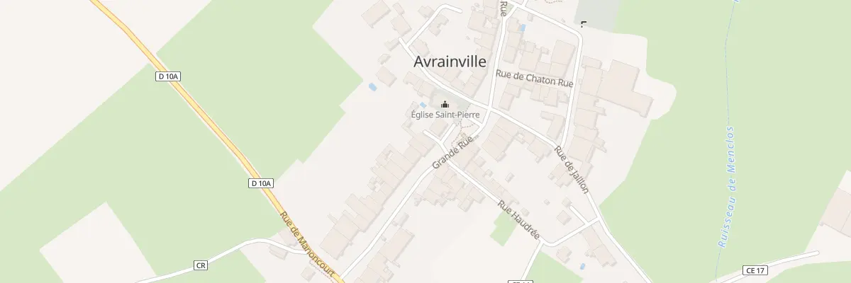 Plan du 29 Gr Grande Rue à Avrainville