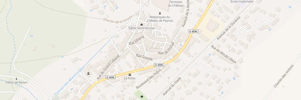 Plan du 3 Rue du Portail à Peyruis
