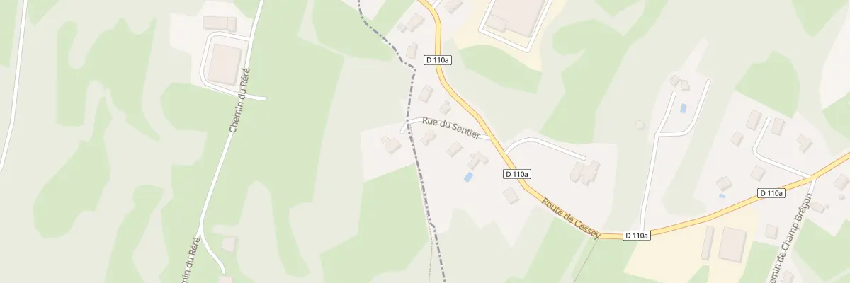 Plan du 3 Rue du Sentier à Charnay