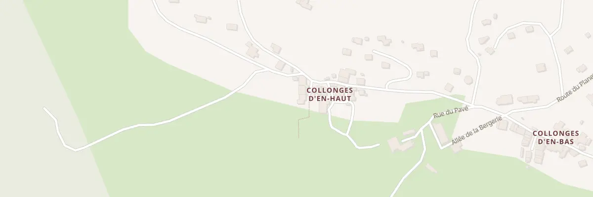 Plan du 32B Che de Colombier à Frangy