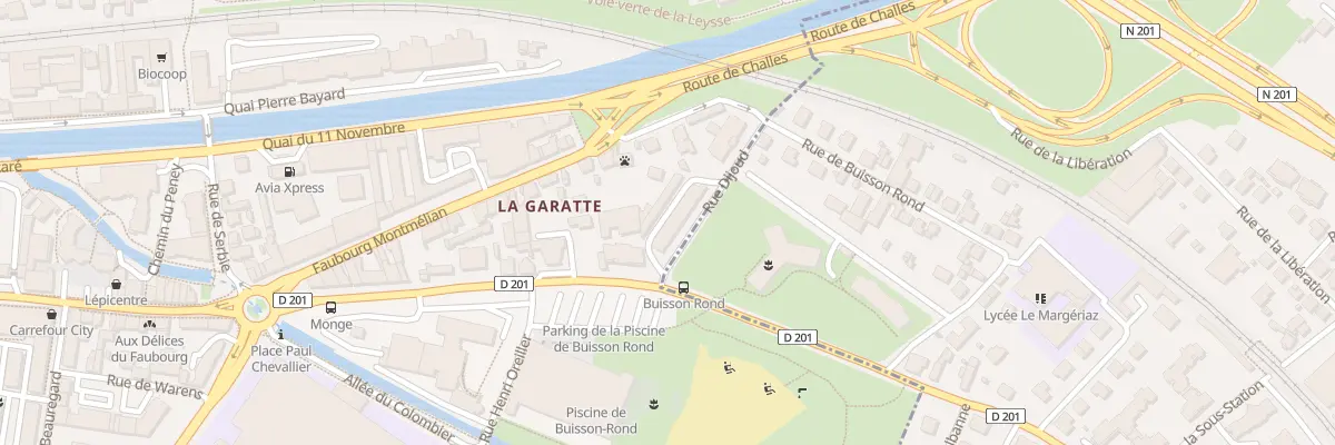Plan du 12 Rue Dijoud à Chambéry