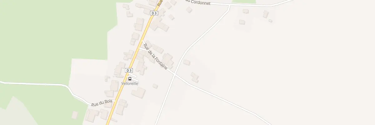 Plan du 11 Rue de la Fontaine à Bonnevent-Velloreille