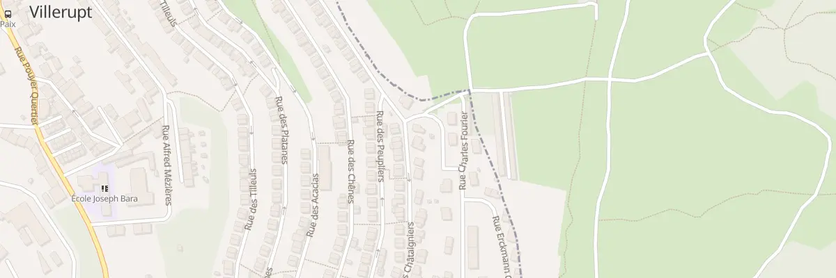 Plan du 38 Rue des Châtaigniers à Villerupt