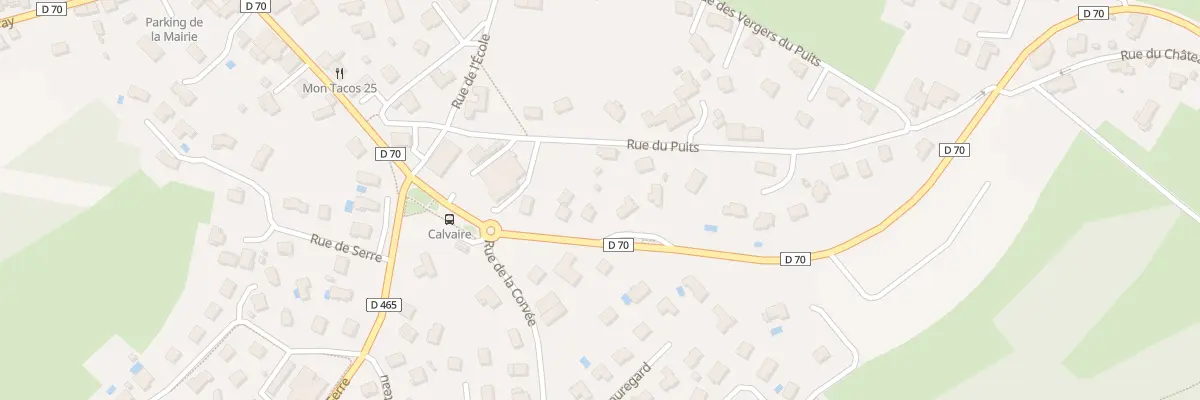 Plan du 33 Rue de Lausanne à Pouilley-les-Vignes