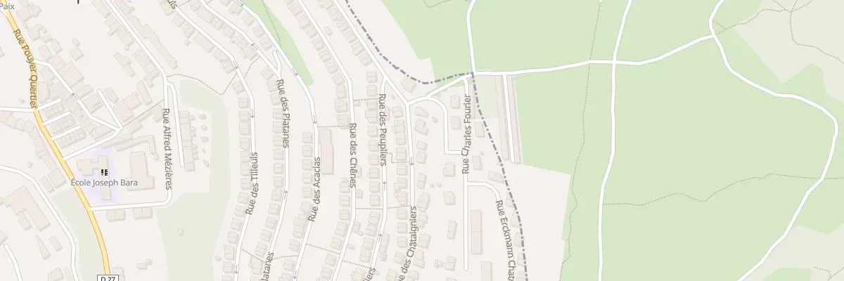 Plan du 36 Rue des Châtaigniers à Villerupt