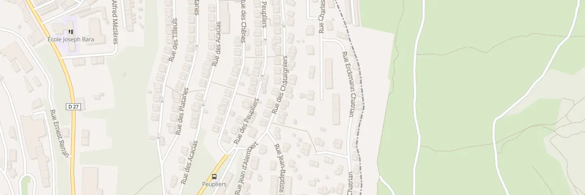Plan du 14 Rue des Châtaigniers à Villerupt