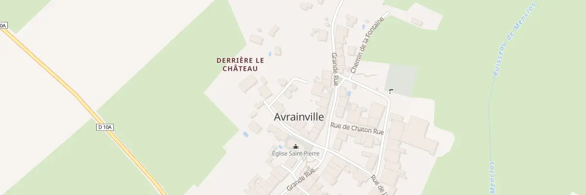 Plan du 2 Imp du Château à Avrainville