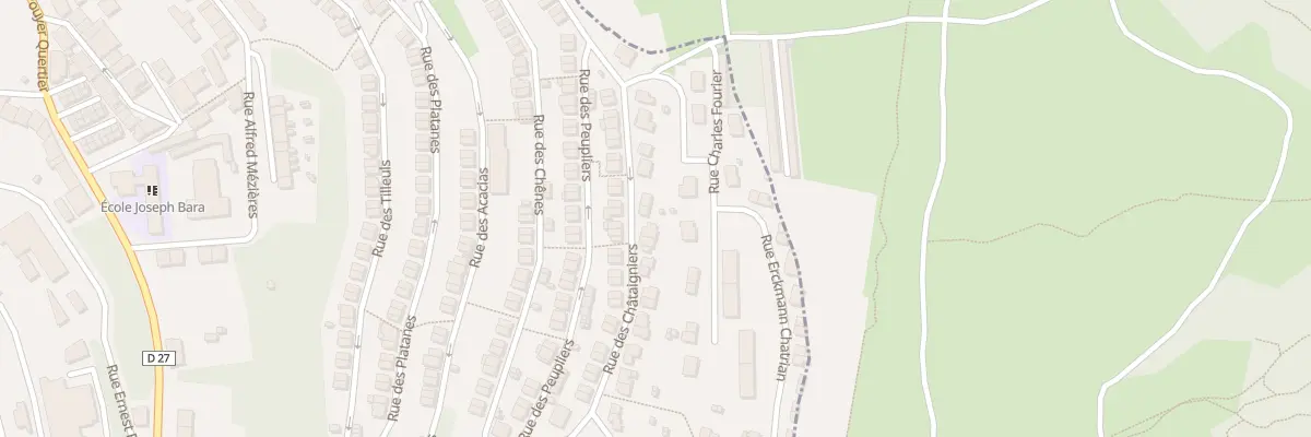Plan du 30 Rue des Châtaigniers à Villerupt