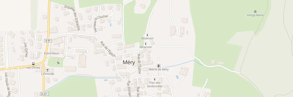 Plan du 28 Rue de la Ponaise à Méry