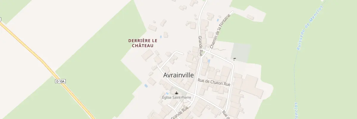 Plan du 4 Imp du Château à Avrainville