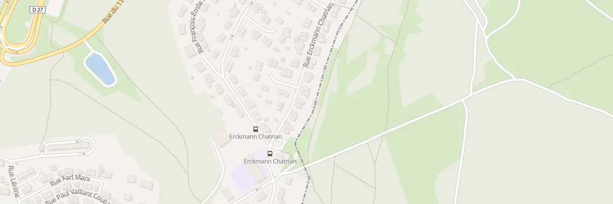 Plan du 20 Rue Erckmann Chatrian à Villerupt
