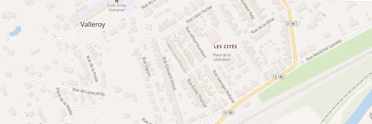 Plan du 3 All Louis Brésolin à Valleroy