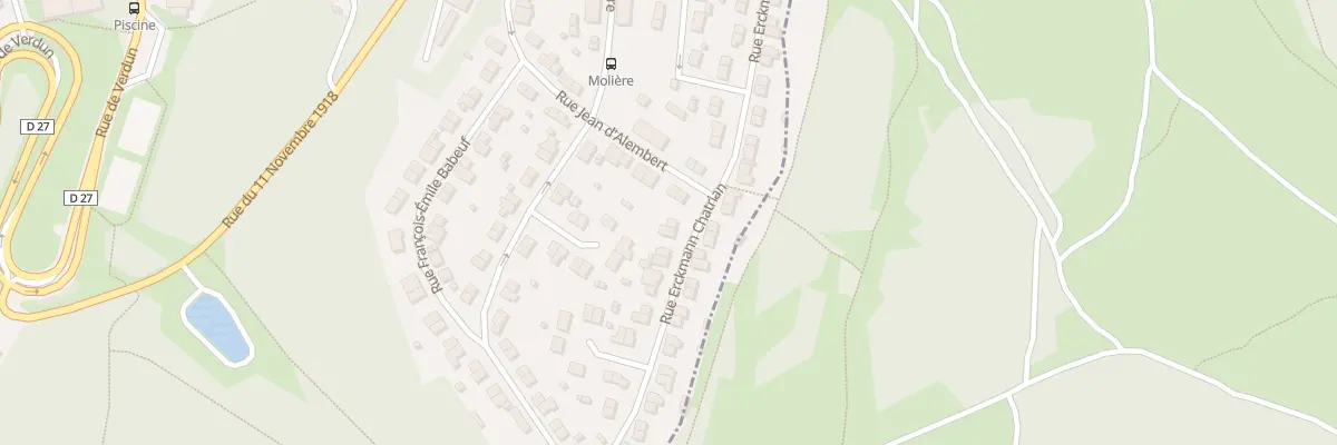 Plan du 31 Rue Erckmann Chatrian à Villerupt