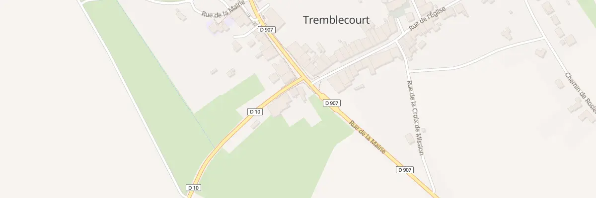 Plan du 3 Rue du Cerisier à Tremblecourt