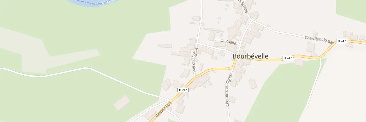 Plan du 3 Rue de l’Eglise à Bourbévelle