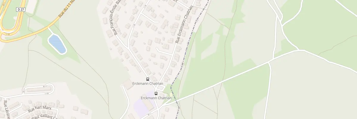 Plan du 22 Rue Erckmann Chatrian à Villerupt