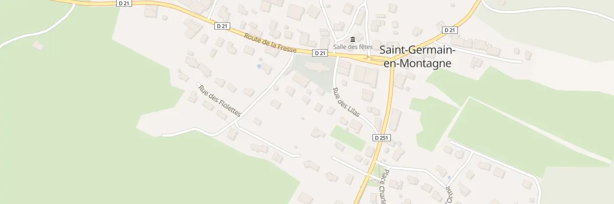 Plan du 9 Rue des Lilas à Saint-Germain-en-Montagne