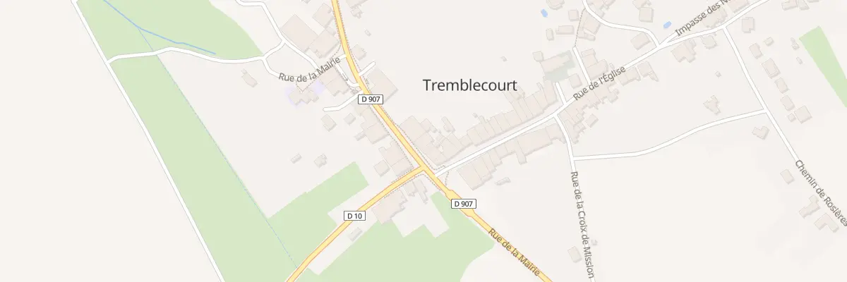 Plan du 15 Rue de la Mairie à Tremblecourt