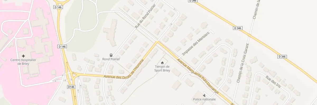 Plan du 32 Av des Droits de l’Homme à Val de Briey
