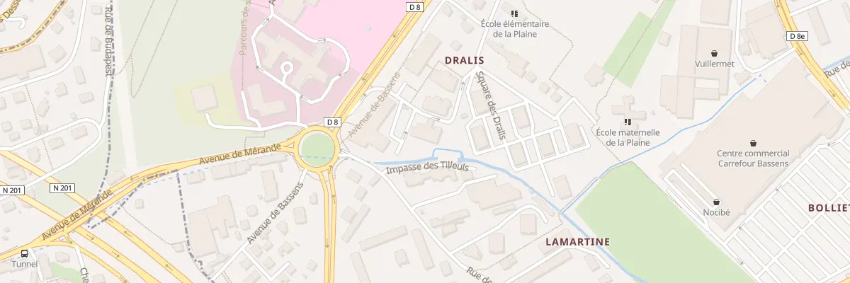 Plan du 22 Rue Simone Veil à Bassens