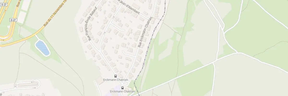 Plan du 30 Rue Erckmann Chatrian à Villerupt