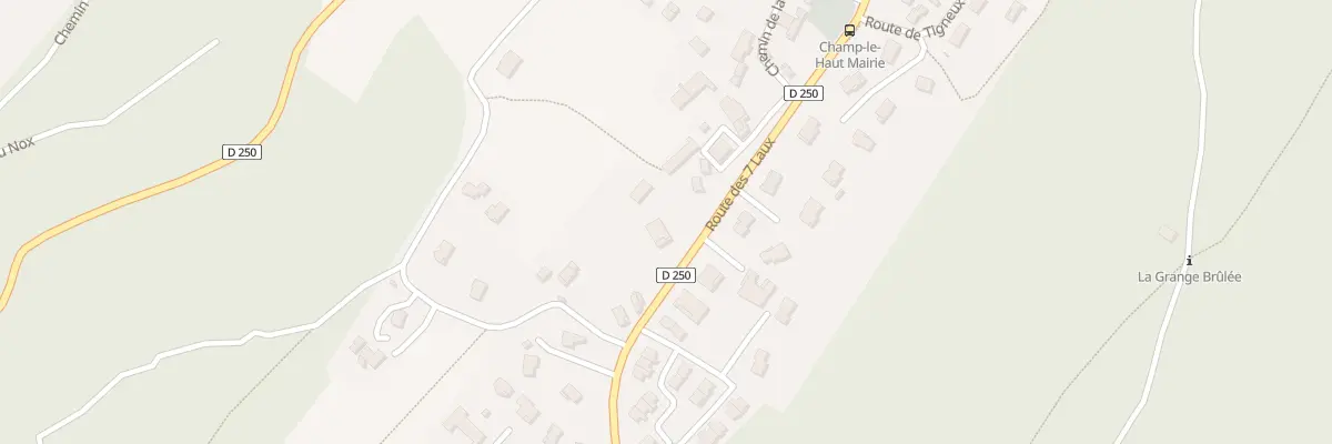 Plan du 907 Rte des 7 Laux au Champ-près-Froges