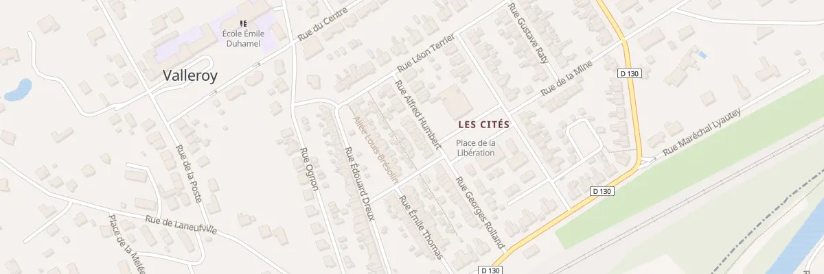 Plan du 9 Rue Alfred Humbert à Valleroy