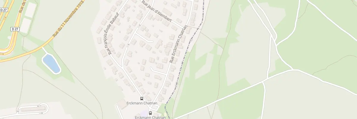 Plan du 32 Rue Erckmann Chatrian à Villerupt